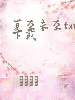 夏至未至txt下载