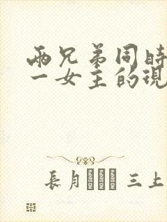 两兄弟同时拥有一女主的现言