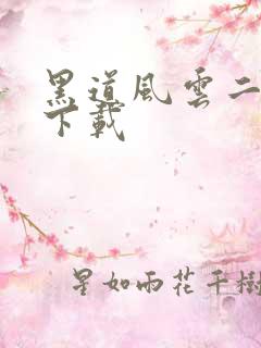 黑道风云二十年下载