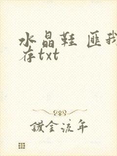 水晶鞋 匪我思存txt