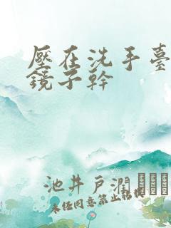 压在洗手台看着镜子干