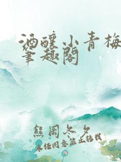 酒酿小青梅po笔趣阁