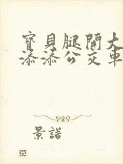 宝贝腿开大点我添添公交车