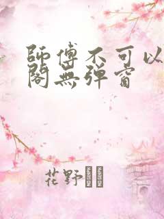 师傅不可以笔趣阁无弹窗