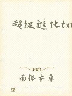 超级进化txt