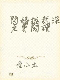 闪婚总裁深深宠免费阅读