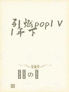 引燃pop1∨1年下