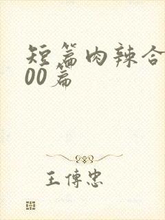 短篇肉辣合集500篇