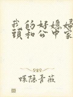 我的好媳妇中字头和公中家的区别