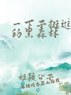 一下子挺进浓密的黑森林