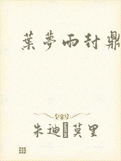 叶梦雨封鼎小说