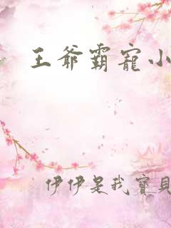 王爷霸宠小甜妻