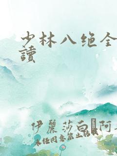 少林八绝全文阅读