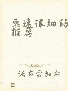 车速很细的小说推荐