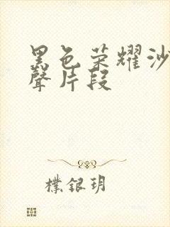 黑色荣耀沙发原声片段