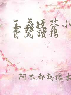 王磊晓芬小说免费阅读杨