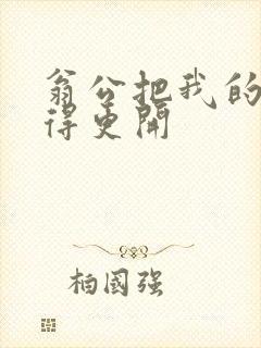 翁公把我的腿分得更开