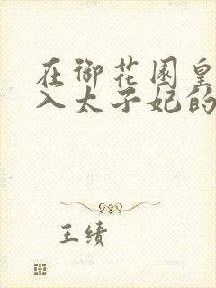 在御花园皇上进入太子妃的小说