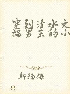 穿到清水文里造福男主的小说