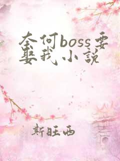 奈何boss要娶我小说