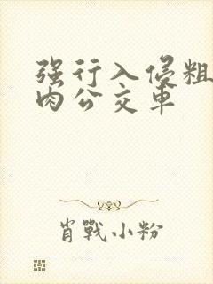 强行入侵粗暴h肉公交车