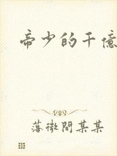 帝少的千亿宠儿