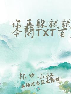 你再躲试试BY今闲TXT百度网盘