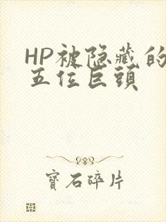 HP被隐藏的第五位巨头