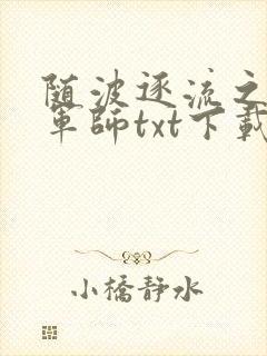 随波逐流之一代军师txt下载