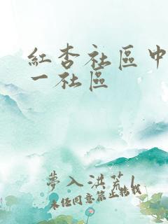 红杏社区中文第一社区