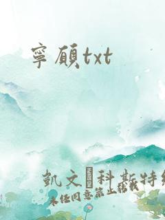 宁愿txt