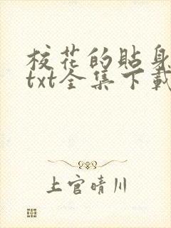 校花的贴身保镖txt全集下载