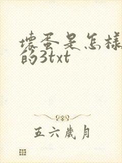 坏蛋是怎样炼成的3txt