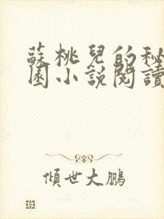 苏桃儿的秘密花园小说阅读