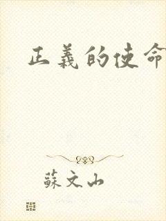 正义的使命小说