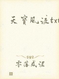 天宝风流txt