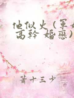 他似火 (军婚 高干 婚恋)