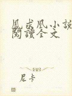 凤求凰小说免费阅读全文