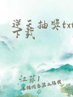 逆天抽奖txt下载