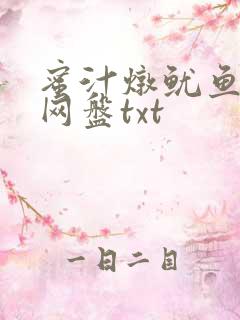 蜜汁炖鱿鱼百度网盘txt