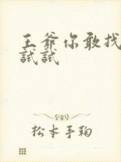 王爷你敢找小三试试