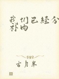 我们已经分手了补肉