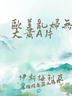 欧美乱妇无乱码大黄A片