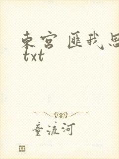 东宫 匪我思存 txt