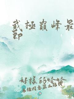 武极巅峰最新章节