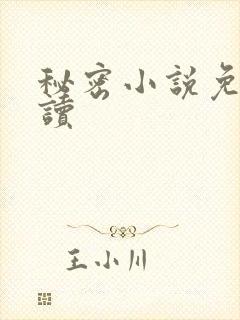 秘密小说免费阅读