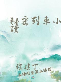 秘密列车小说阅读