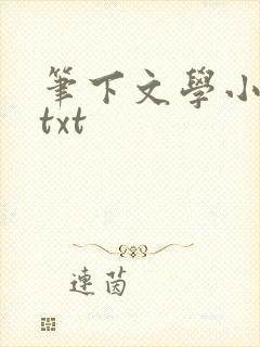笔下文学小说网txt