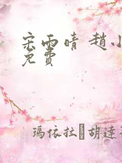 宋雨晴 赵小刚免费