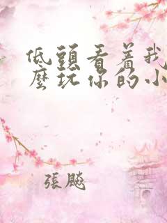 低头看着我是怎么玩你的小说